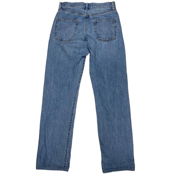 J.W.Anderson x Uniqlo Slim Straight Anchor logo jeans mens size 28x29 - Picture 2 of 7